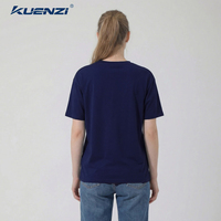 Camiseta Kuenzi Regular Personalizada con Logotipo Personalizado, Cuello Redondo, Manga Corta, 100% Algodón, 480 g/m², para Mujer