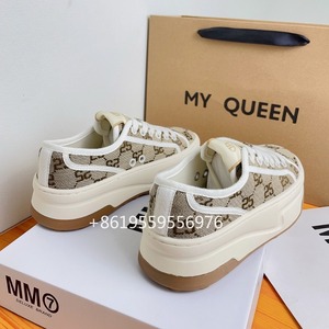 Zapatos de <span class=keywords><strong>Lona</strong></span> con <span class=keywords><strong>Plataforma</strong></span> de Alta Calidad para <span class=keywords><strong>Mujer</strong></span>, <span class=keywords><strong>Zapatillas</strong></span> de Deporte Casuales Planas con Suela Gruesa de <span class=keywords><strong>Plataforma</strong></span> de Lujo de Marca de Diseñador de Moda para <span class=keywords><strong>Mujer</strong></span> - Product Image 5