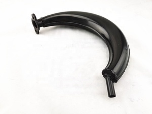 Zwarte 2-takt uitlaatdemper banana voor gemotoriseerde fiets <span class=keywords><strong>motor</strong></span> kit 80cc 50cc 66cc <span class=keywords><strong>100cc</strong></span> - Product Image 2