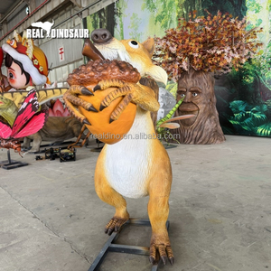 Modello Realistico di <span class=keywords><strong>Scoiattolo</strong></span> dell'<span class=keywords><strong>Era</strong></span> <span class=keywords><strong>Glaciale</strong></span> Animatronico in Silicone e Fibra di Vetro a Grandezza Naturale per Centri Commerciali - Product Image 4