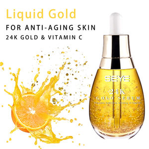 Suero facial de oro de 24 quilates de lujo al por mayor, crema hidratante profunda natural antienvejecimiento Para manchas oscuras con ácido hialurónico - Product Image 3