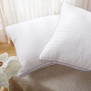 Hipoalergénico diseño blanco de tela de algodón 100% Pack de <span class=keywords><strong>2</strong></span> relleno de poliéster Hotel almohada - Product Image 2