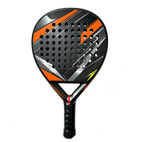 Professioneller 18K Carbonfaser-Padel-Schläger mit EVA-Wabenkern und vibrationsdämpfendem, stoßfestem Griff