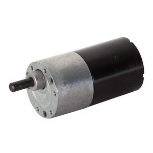 Motorreductor de CC de 37 mm con engranajes rectos, micro, metálico, cepillado, de imán permanente de 12 V, hasta 1500 RPM, para hogar inteligente y bicicleta eléctrica - Product Image 1