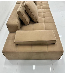 Factory DirectHigh Resilience <b>Sponge</b> Modern Fabric Sectional <b>Sofa</b> Three Seat Tufted Design Straight Arm Living Room Furniture - Product Image 4