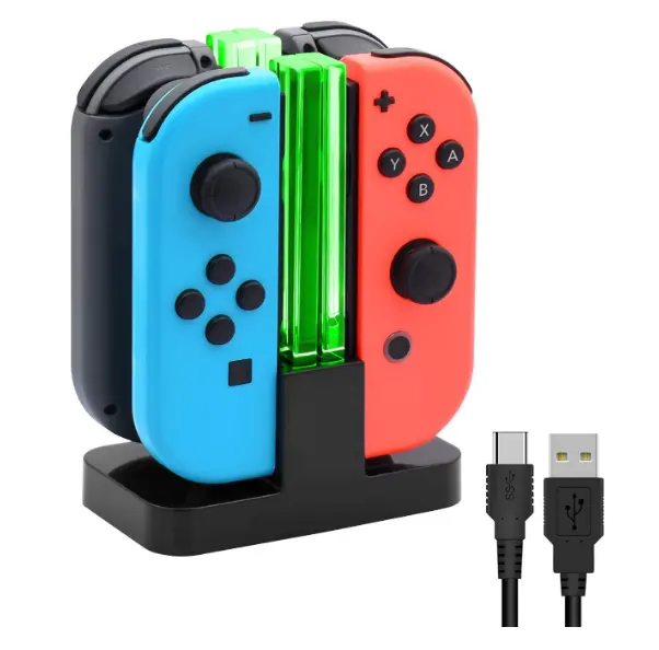 Charging Dock for Nintendo Switch Joy-Con,Charging Station for Nintendo Switch with a USB Type-C Charging Cord