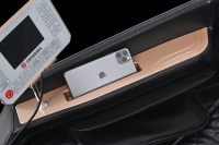 Escarpins de massage électriques, siège de luxe, portable, avec pièces de rechange 4D, en cuir, 3D