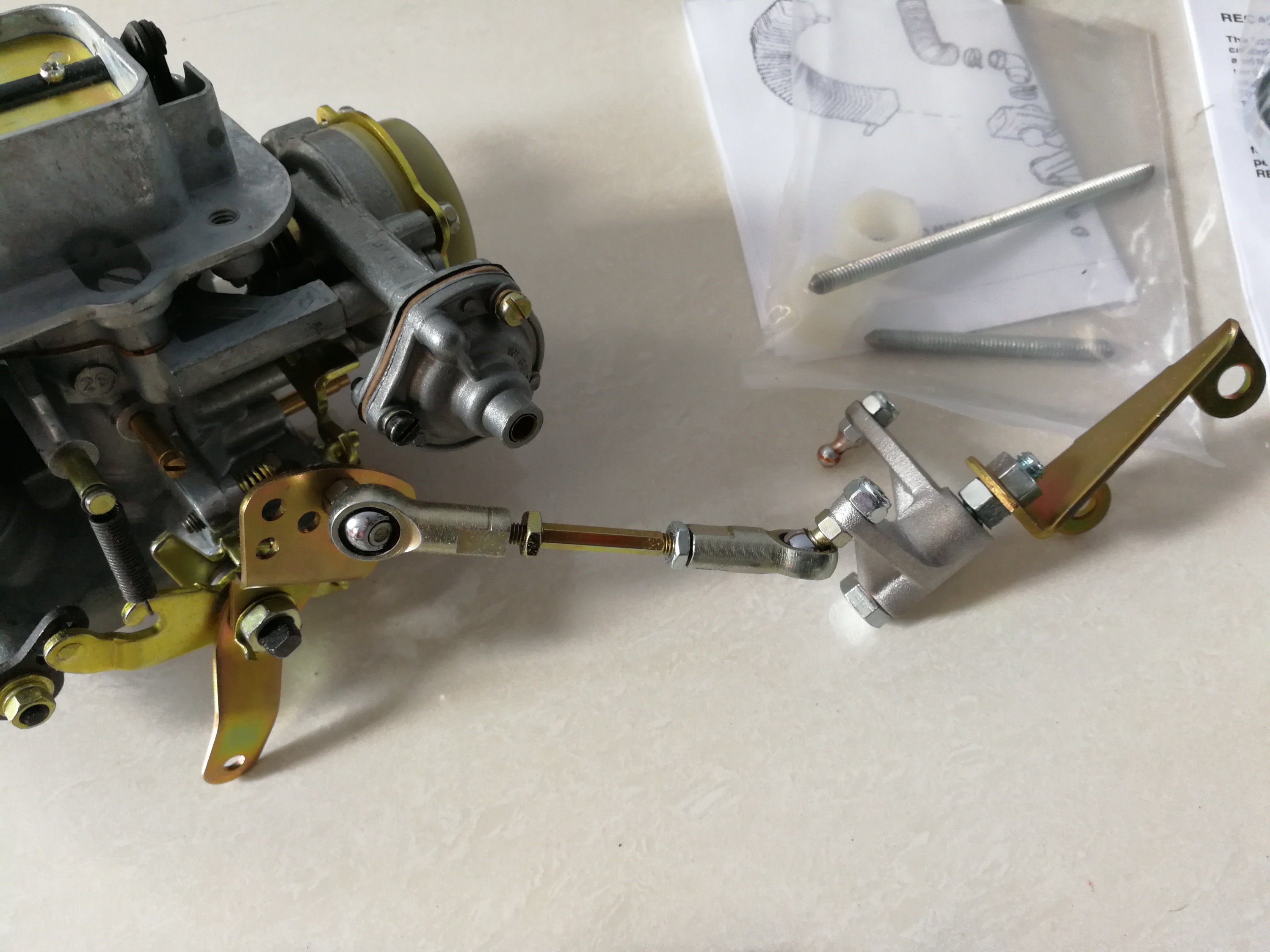 Weber キャブレター用 ベルクランクリンケージ 汎用型 適合モデル：32