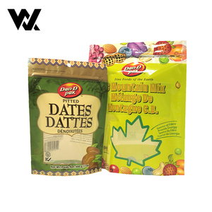 Emballage personnalisé de qualité alimentaire, sac à fermeture éclair à fond plat, pochette autoportante pour mangue, fruits secs, café, noix - Product Image 2