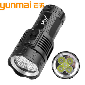 Linterna de Buceo 5 T40 LED de Alta Intensidad, Resistente al Agua, con Cargador, para Uso Subacuático, 4 Baterías 18650 (No Incluidas) - Product Image 4