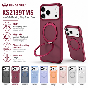 Funda Giratoria 360° para iPhone 17 Pro Max, Carcasa Trasera Rígida de PC para iPhone 18 17 16 15, Fabricación Personalizada de Fábrica - Product Image 3