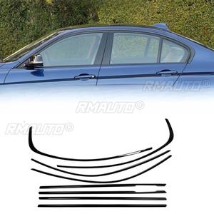 Pour BMW Série 3 1998-2025, garniture de fenêtre en acier inoxydable, bandes décoratives, cadre de porte chromé, bande décorative de protection - Product Image 3