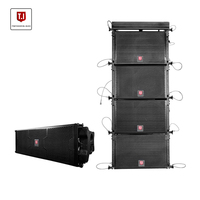Sistema de Sonido Profesional Line Array de Alto Rendimiento con Carcasa de Madera de 800W para Conciertos y Eventos Impactantes