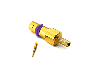 Connecteur RF <span class=keywords><strong>BT43</strong></span> type broche mâle à sertir droit pour prise de câble coaxial BT3002 - Product Image 5