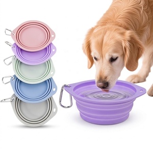 OEM ODM Factory Wholesale Pet Silicone Folding <b>Bowl</b> Outdoor Portable <b>Dog</b> <b>Bowl</b> Travel Feeder for <b>Dogs</b> - Product Image 6
