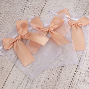 Yiwu Creative Transparent Organza Cadeau Sac Couleur Blocage Arc Maille Conception Recyclable Souvenir Emballage pour Promotions - Product Image 2