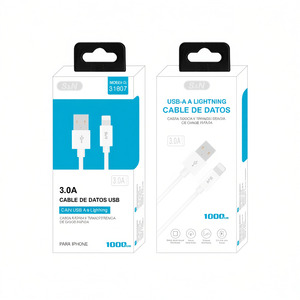Cable de datos S N USB A a Lightning 3.0A 100cm de carga rápida para iPhone - Product Image 2