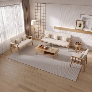 Poltrona Moderna in Legno Massello, Sedia Lounge per Camera da Letto, Arredamento per Salotto - Product Image 4