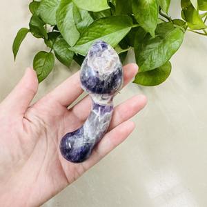 أحجار كريمة شرجية طبيعية كريستال قضبان اصطناعية تدليك صولجانات يوني للنساء صولجانات يوني - Product Image 6