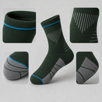Chaussettes de randonnée OEM en tricot extensible pour le trekking, le camping et la marche sur sentier