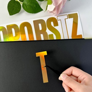 สติกเกอร์ตัวอักษรและตัวเลขไวนิลขนาดใหญ่สำหรับกระดานข่าวกล่องจดหมาย<span class=keywords><strong>ห้องเรียน</strong></span>ประตู<span class=keywords><strong>หน้าต่าง</strong></span><span class=keywords><strong>ตกแต่ง</strong></span>บ้าน (สีทอง) - Product Image 3