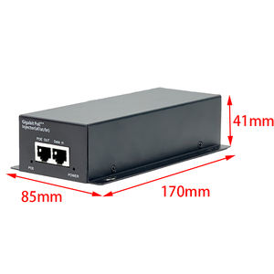 Adaptador de fuente de alimentación Gigabit <span class=keywords><strong>POE</strong></span> 48V 90W IEEE 802.3at/AF Cámara IP compatible/AP/Switch Plug Play Teléfono móvil Laptop Aluminio - Product Image 2