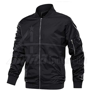 Pakistan Made Comfortable Plain Design <b>Men</b> Bomber <b>Jacket</b> High Quality <b>Men</b> Bomber <b>Jacket</b> - Product Image 1
