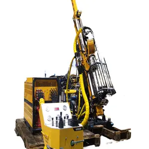 NOUVEAU Matériaux de construction Magasins Rock Top-drill Rotary Head Auger Rig Portable Electric Hydraulic Water Drilling Machine