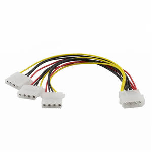 4 पिन Molex पुरुष 2 करने के लिए 1, 1 <span class=keywords><strong>3</strong></span> पोर्ट Molex 4 P आईडीई महिला बिजली की आपूर्ति करने के लिए अलगानेवाला कनेक्टर विस्तार केबल ग्राफिक्स कार्ड GPU - Product Image 5