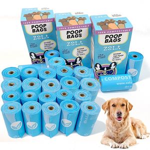<b>Compostable</b> Pet Dog Poop Waste Disposal Poo Bags Biodegradable <b>Compostable</b> Eco Friendly Poop Waste <b>Small</b> Bags with Leak-proof - Product Image 6