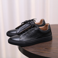 Nouvelles chaussures décontractées pour hommes, en cuir véritable de qualité supérieure, pour un usage quotidien, chaussures de marche, baskets lifestyle, chaussures de skate