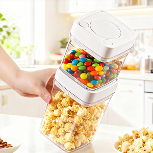 Conteneur alimentaire et pour boissons sous vide multifonctionnel de style américain Vacare, conservation de la fraîcheur, plastique, forme personnalisée - Product Image 1