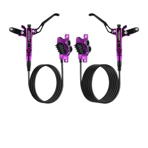 Palanca de Freno Hidráulica Speedone Soldier 2, Color Morado, Negro y Titanio, Ajustable, para Bicicleta de Montaña - Product Image 2