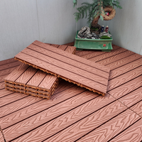 Tuiles de sol en plastique WPC en teck assemblé, couleurs personnalisables, 60*30cm, pour extérieur, bricolage, terrasse, techniques brossées, revêtement de sol WPC
