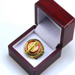 Set de 8 Anillos de Campeonato del Salón de la Fama, Caja de Exhibición de Madera y Aleación, Kobe Bryant, <span class=keywords><strong>Jordan</strong></span>, Maddie Iverson, Wait - Product Image 5