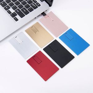 Memoria USB Metálica Tipo Tarjeta, Pendrive Extraíble con Grabado Láser Personalizado, Logotipo Grabado, Multicolor, Venta al Por Mayor - Product Image 4
