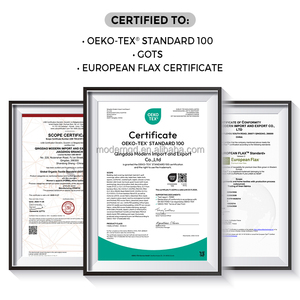 ชุดปลอกผ้านวมไม้ไผ่ธรรมชาติ100% ชุดผ้าปูที่นอน100% ระบายอากาศสำหรับบ้าน/โรงแรม - Product Image 4