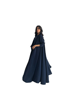Ropa Islámica OEM, Nuevo Diseño de Moda, Traje de Dos Piezas de Color Sólido para Mujer, Estilo Turco - Product Image 3