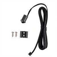 Capteur de mouvement PIR tactile remplaçable à détection de mouvement de main DC 12V 24V à montage en surface pour éclairage LED de miroir, armoire et placard