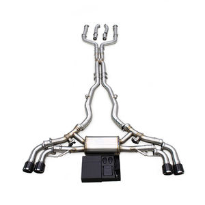 Système d'échappement Valvetronic <span class=keywords><strong>BSK</strong></span> pour BMW X5 M50 4.4T G05 2019-2023 <span class=keywords><strong>Auto</strong></span> avec kit de commande, tuyaux de silencieux cat-back en acier inoxydable - Product Image 1