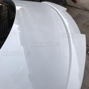 สปอยเลอร์หลังคาท้ายรถยนต์ สำหรับ Audi A4 S4 B8.5 ปี 2013 14 15 16 รุ่น Sedan 4 ประตู วัสดุ ABS สีดำคาร์บอน สำหรับตกแต่งภายนอกรถยนต์ - Product Image 3