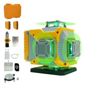 Công cụ cấp laser tự san phẳng 4x360 16 đường chéo màu xanh lá cây cao Accu 0.2mm/1m - Product Image 1