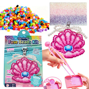 Paquete de Cuentas Fusibles Iridiscentes Personalizables para Manualidades con Brillo, para Actividades Divertidas, Fiestas, Escuela y Aficionados - Product Image 5
