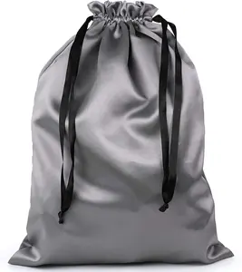 custom Dust Cover Satin Storage Bags Thick Silk Cloth Pouch with Drawstring For Luxuries Handbags Tote Purses Boots