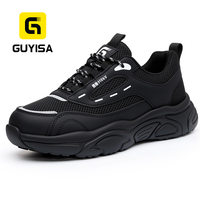 Chaussures de sécurité GUYISA, fonctionnelles, isolantes en microfibre, semelle MD 10KV, semelle intérieure en éponge hautement élastique, nouvelles chaussures de travail tendance