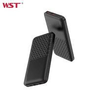 Banque d'alimentation 2026 WST, fabricant, ABS, double USB, charge rapide 22,5W 20W, 10000 mAh, promotion cadeau
