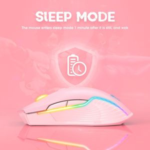 Ratón Óptico Inalámbrico para Juegos <span class=keywords><strong>ONIKUMA</strong></span> <span class=keywords><strong>CW905</strong></span> 2.4G RGB LED Mini para Laptop/PC, en Oferta - Product Image 5