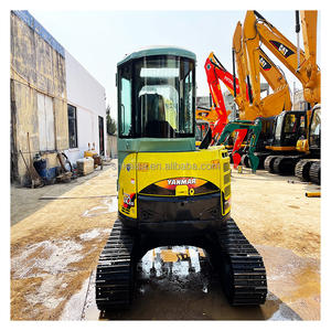 รถขุดขนาดเล็กมือสอง Yanmar Vio55-5B Vio55 Vio 55 55-5B 5 ตัน EPA CE ของแท้จากญี่ปุ่น รถตีนตะขาบแบบมือสอง พร้อมแขนขุดแบบสวิง - Product Image 6