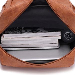 OEM Fashion Durable Pu Leather Mens Waterproof Laptop <b>Backpack</b> Large Capacity Anti Theft Outdoor Travel Computer <b>Backpack</b> - Product Image 6