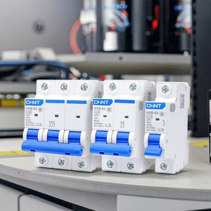 เบรกเกอร์วงจรขนาดเล็ก NXB-125 RCBO MCB ทองแดง 1P 2P 3P 4P กำลังตัด 10kA กระแสไฟ 25A ติดตั้งบนราง C80 C100 C125 - Product Image 1
